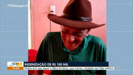 Justiça condena Estado após idoso ser intubado por falsa médica e morrer