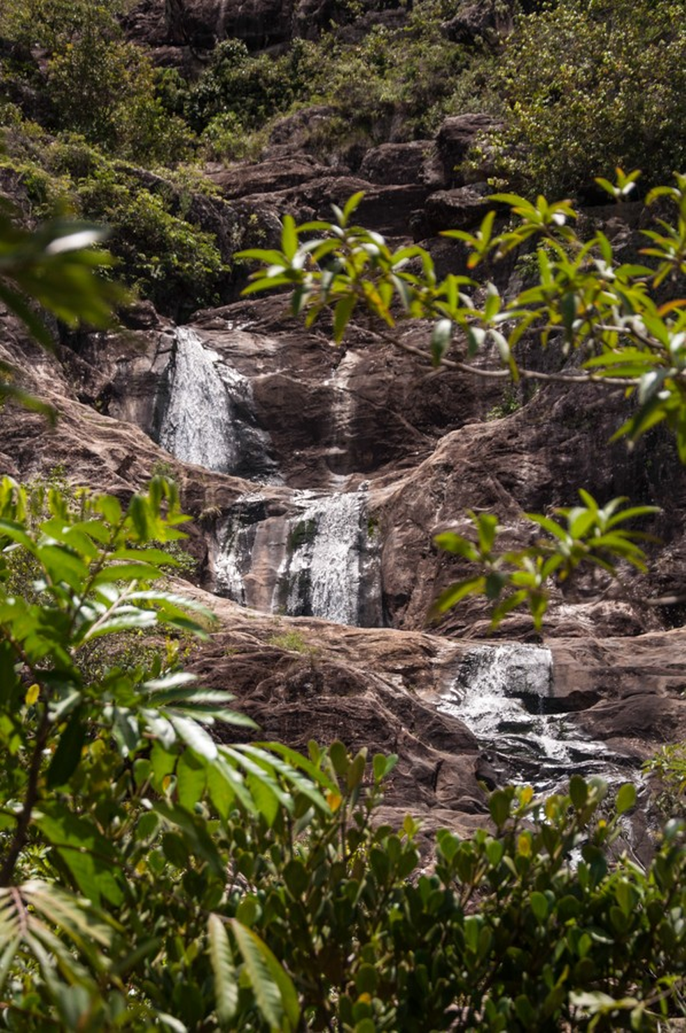 Cachoeira do Bom Despacho atrai turistas na região histórica de Minas — Foto: Portal Minas/Reprodução