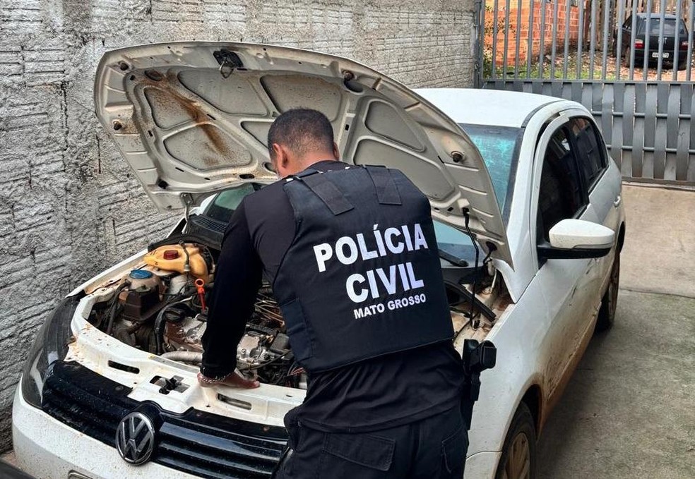 A Operação Ramus cumpre  oito mandados de busca e apreensão em Cuiabá, Pontes e Lacerda, Porto Esperidião e Rolim de Moura (RO) — Foto: Polícia Civil de Mato Grosso
