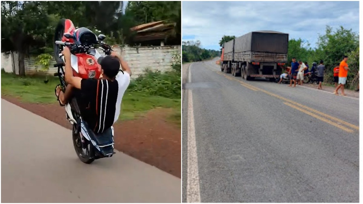 Jovem que debochava da polícia dando 'grau' em moto morre ao bater em  caminhão na BR-222, no MA, Maranhão