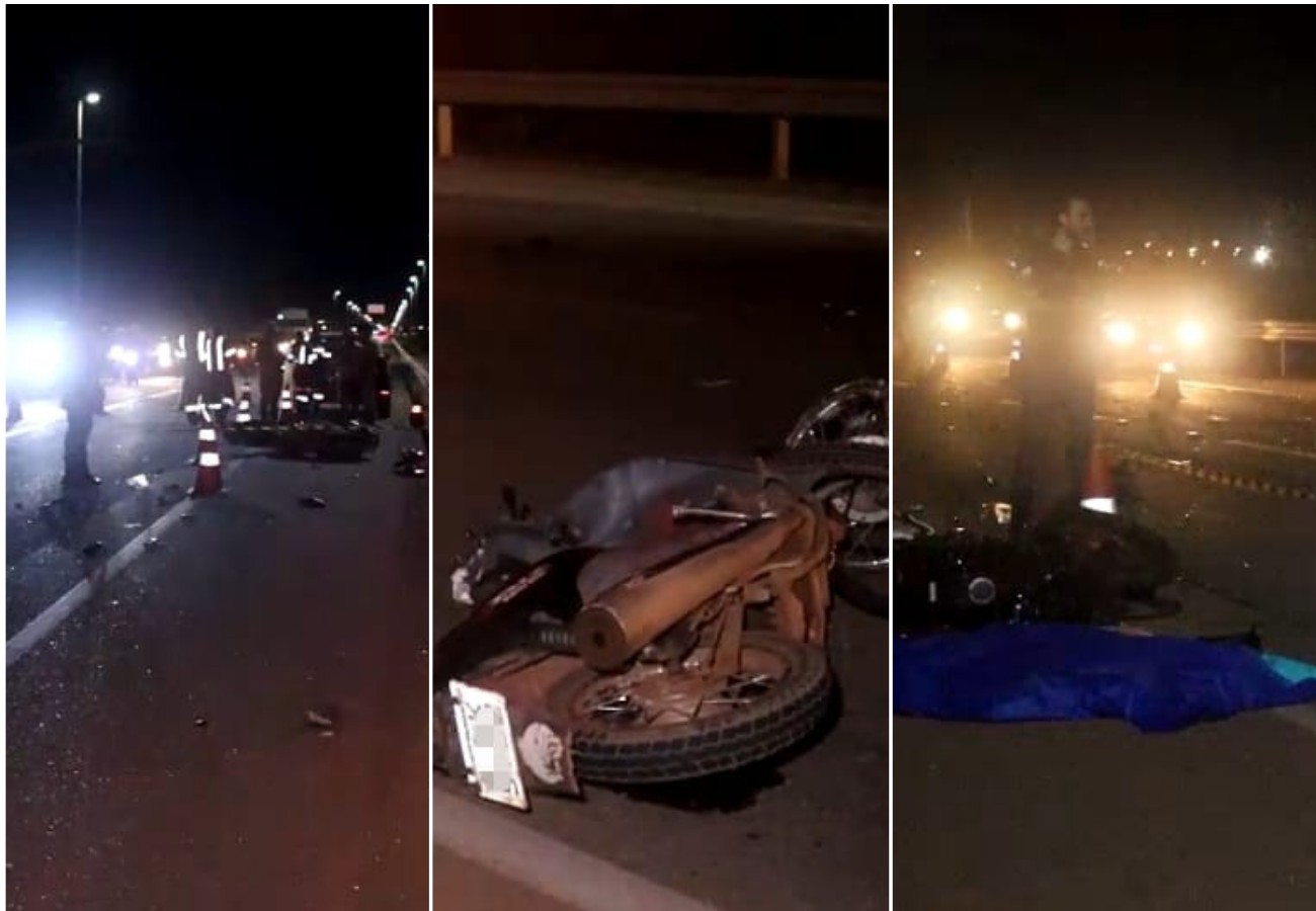 Batida entre motos deixa dois mortos na ponte que liga Palmas e Luzimangues