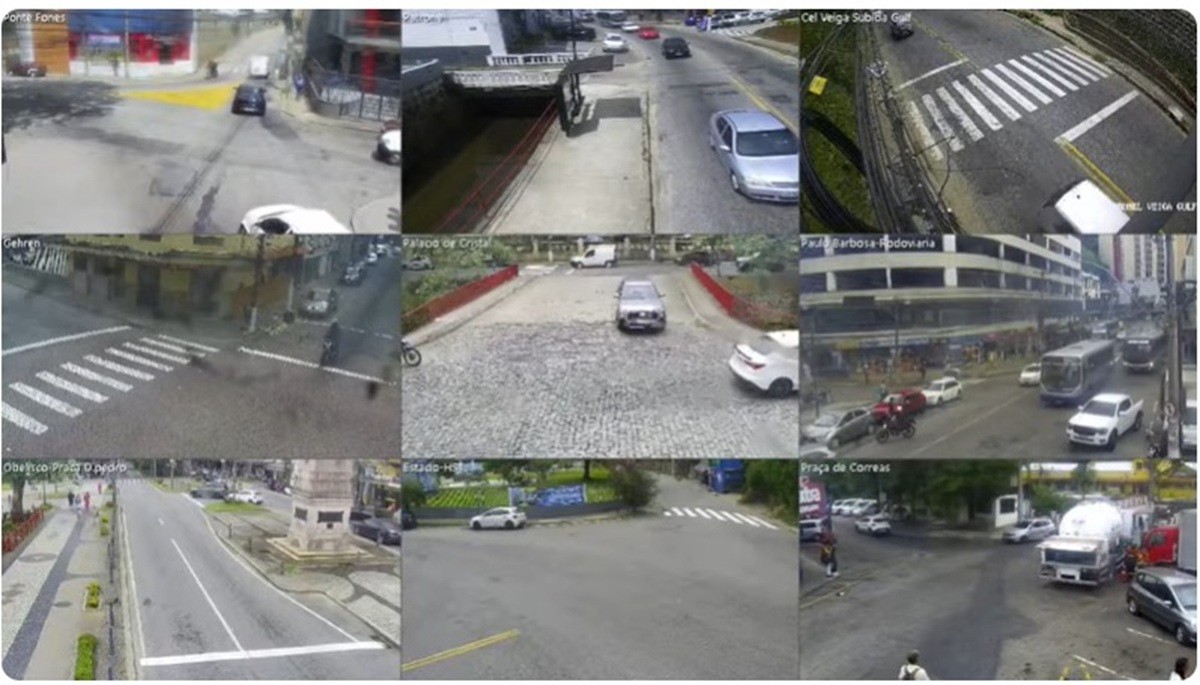 Petrópolis libera imagens de câmeras para monitorar chuvas fortes