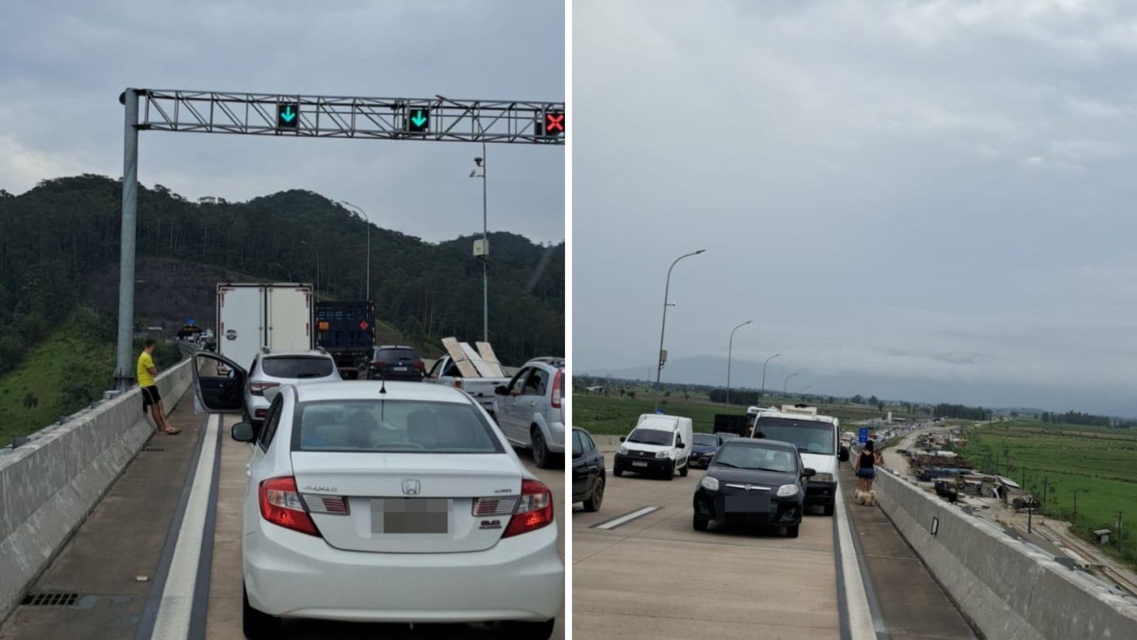 Incêndio em veículo interdita túnel da rodovia dos Tamoios, no Litoral Norte