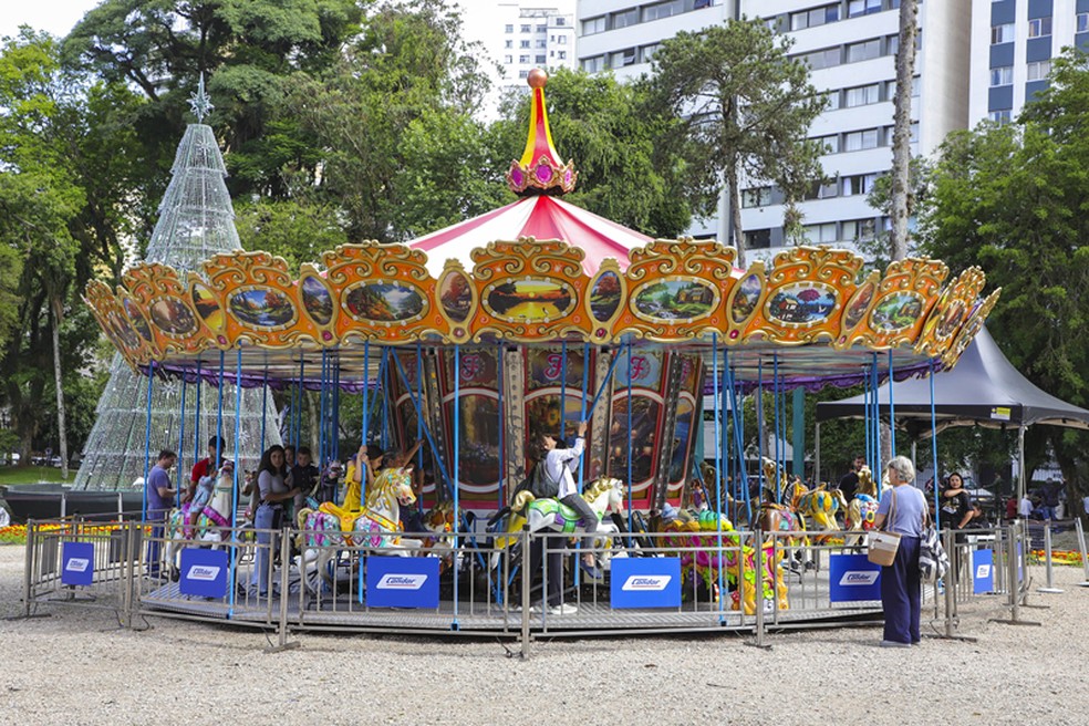 Natal no Passeio Público — Foto: Prefeitura de Curitiba