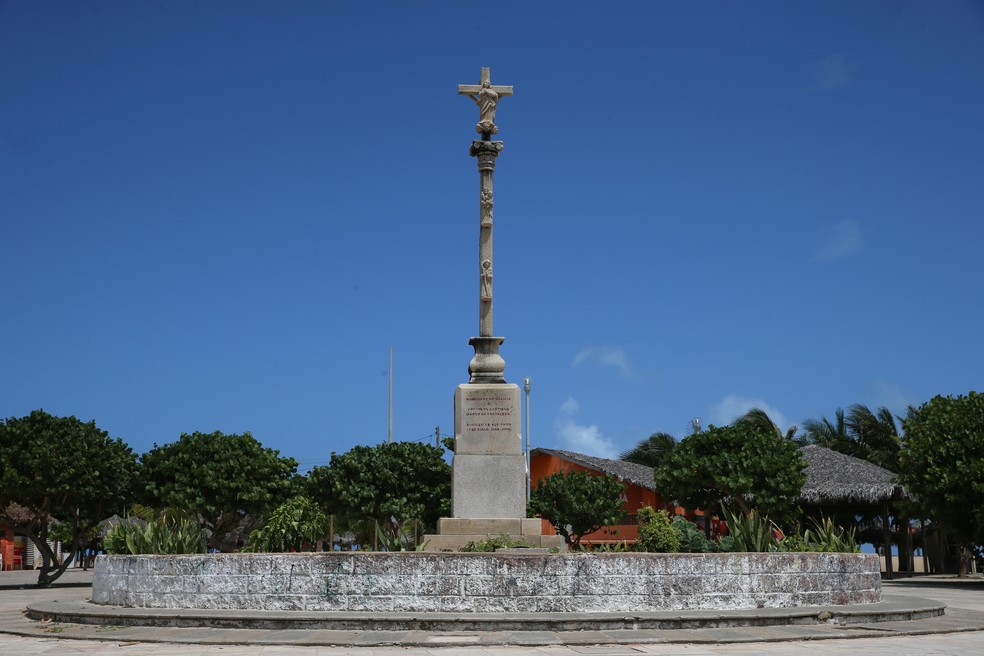 Marco Zero de Fortaleza está localizado no bairro Barra do Ceará. — Foto: Natinho Rodrigues/SVM