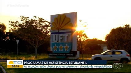 Estão abertas inscrições para programas de assistência estudantil da UFT