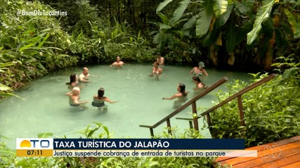 Justiça suspende cobrança de entrada de turistas no Parque Estadual do Jalapão