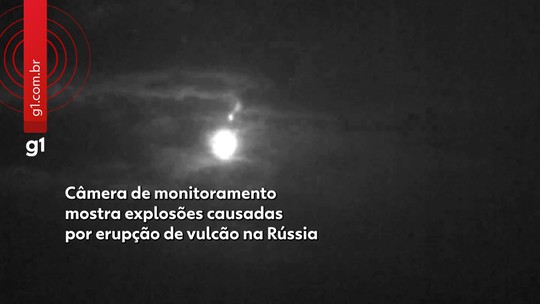 Vulcão entra em erupção na Rússia horas após terremoto, na mesma região do epicentro do tremor