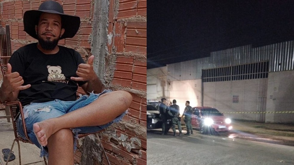 Pai disse que o policial civil fez ameaças contra ele e o filho antes do jovem ser baleado. Ele trabalhava como frentista. — Foto: Reprodução/TV Verdes Mares