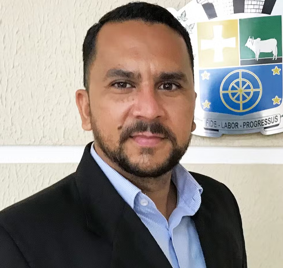 Vereador Luiz Henrique Rocha da Silva (PTB), de 37 anos, foi assassinado a golpes de prato em Sandovalina (SP) — Foto: Câmara Municipal