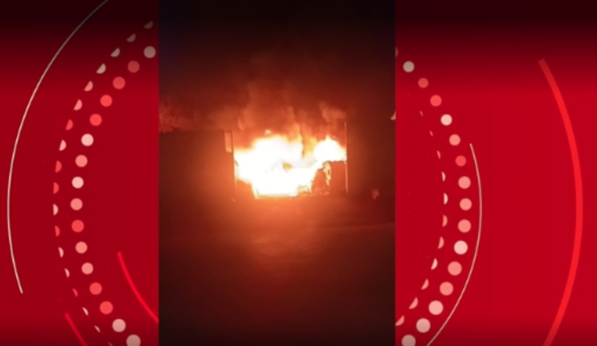 Incêndio destrói equipamentos em área de processamento de resíduos em Buritizeiro; VÍDEO