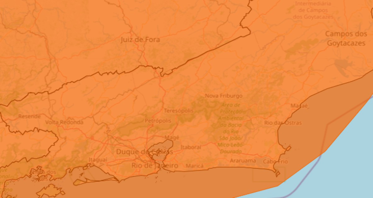 Inmet emite alerta de tempestade para cidades do Sul do Rio e Costa Verde