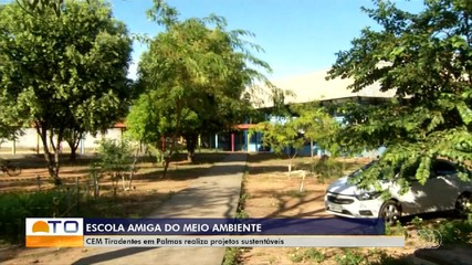 Escola de Palmas realiza projetos sustentáveis e que ajudam o meio ambiente