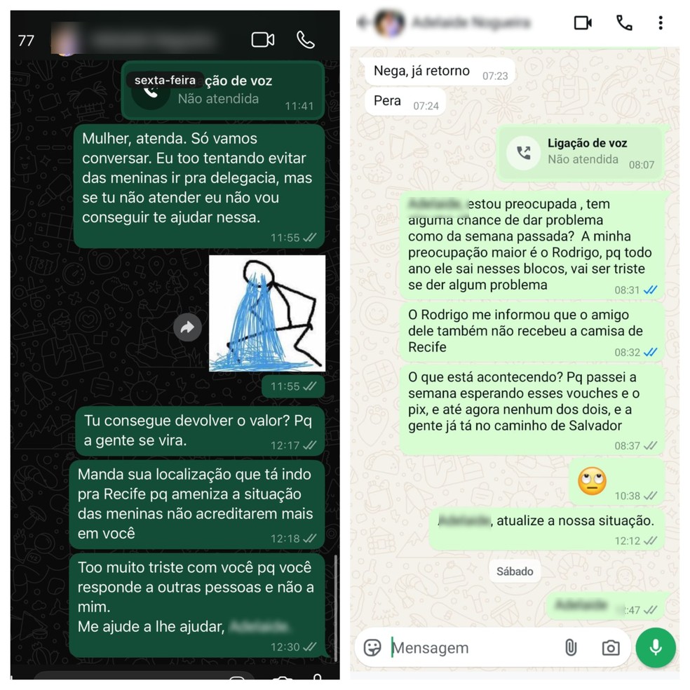 Jornalista é suspeita de aplicar golpes com venda de ingressos para o carnaval — Foto: Reprodução/Redes Sociais