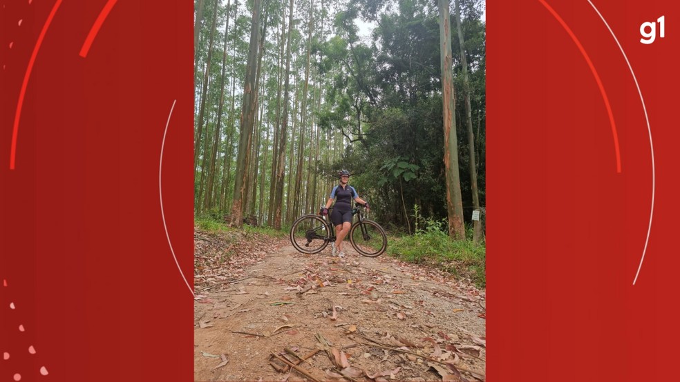 Mara Cilese gpsta de pedalar como hobby — Foto: Arquivo pessoal