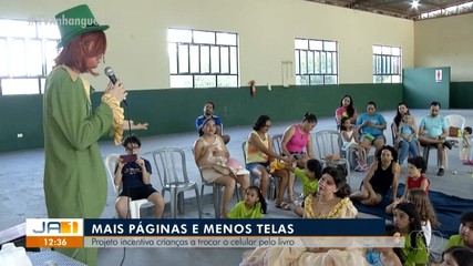 Projeto incentiva crianças e famílias a trocarem o celulares pela brincadeira