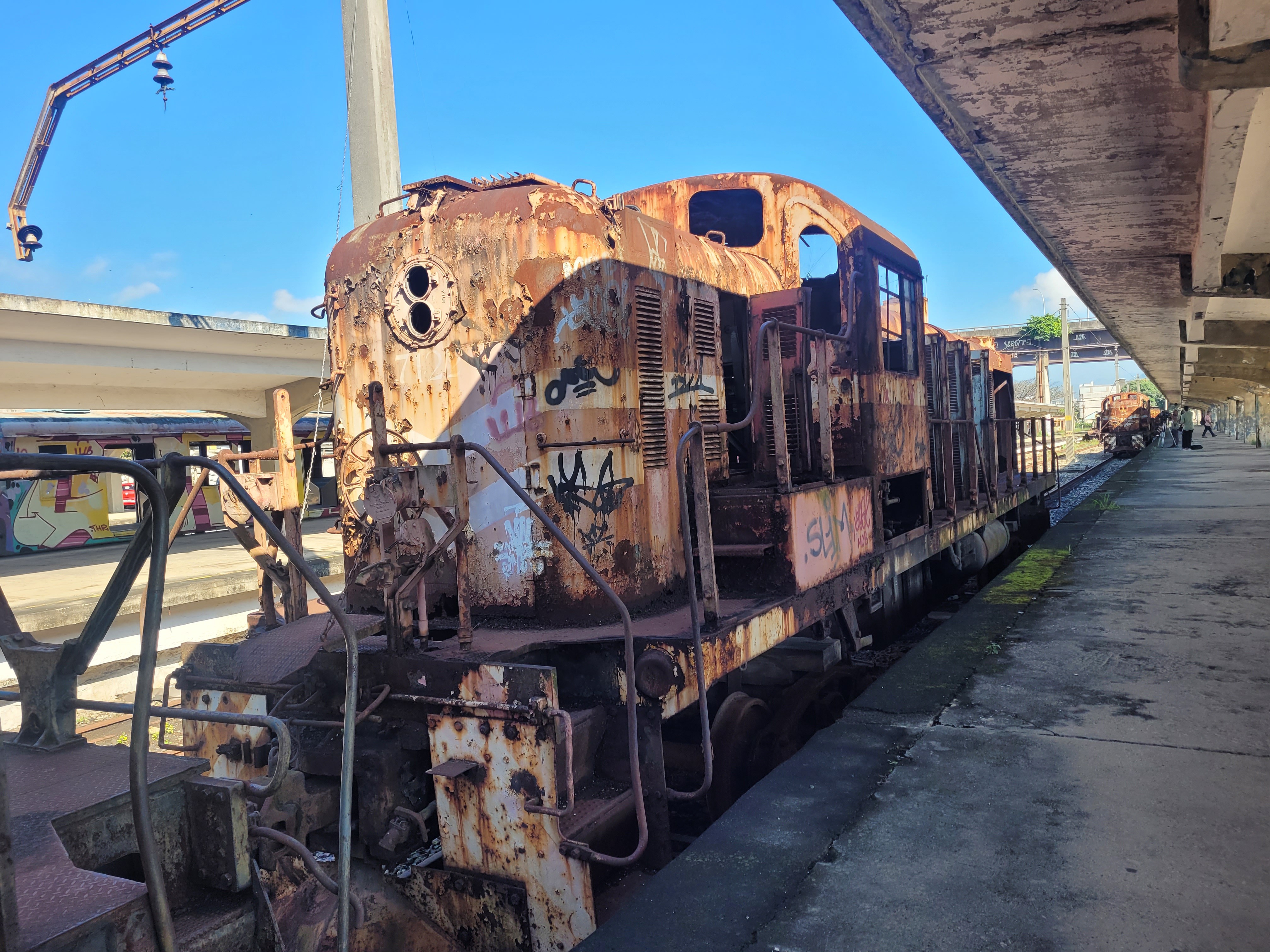 FOTOS: obra na Estação Leopoldina inclui ‘museu’ com trens quase centenários; gare e vagões serão recuperados