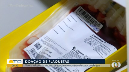 Especialista explica que doação de sangue também pode ajudar pacientes com dengue