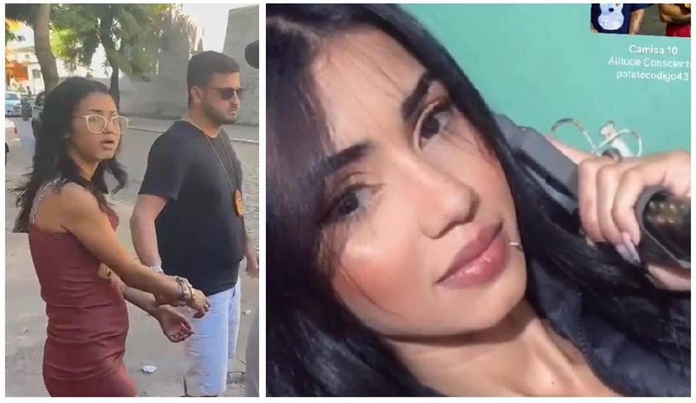 Bianca Duarte Franco, de 24 anos, foi presa na última sexta-feira (2). — Foto: Reprodução