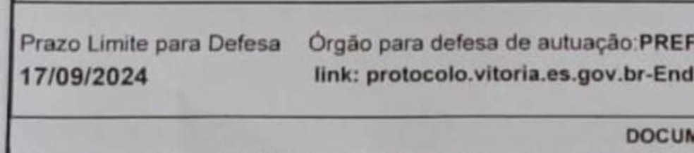 Prazo para que o condutor apresente a defesa e evite que a notificação seja transformada em uma penalidade. — Foto: Reprodução/Redes sociais