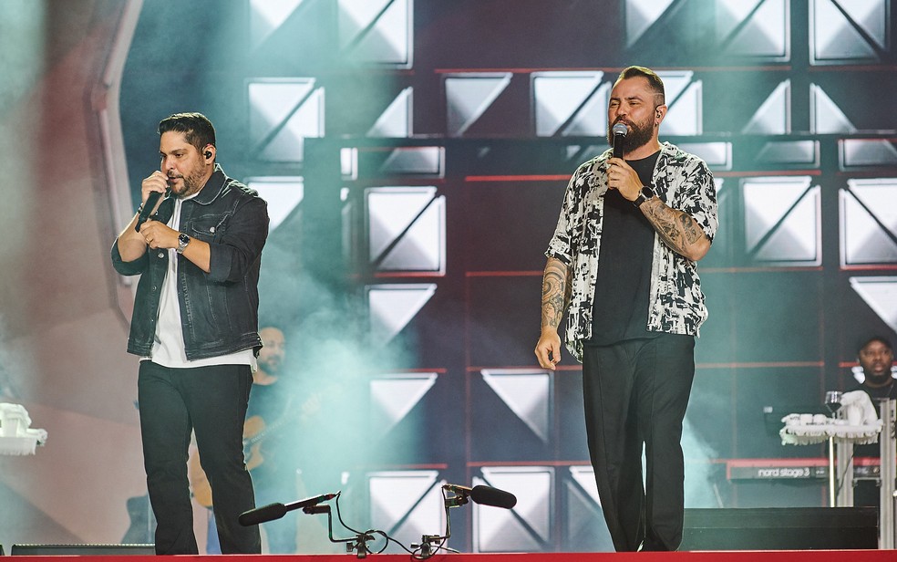 Jorge e Mateus estão entre as atrações anunciadas pela prefeitura do Recife para o Réveillon 2025 (imagem de arquivo) — Foto: Érico Andrade/g1
