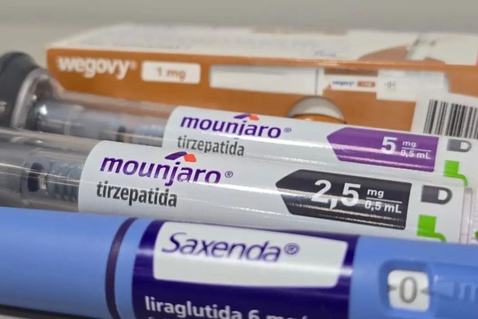 Canetas emagrecedoras liberadas no Brasil. — Foto: Augusto Castro/Primeira Página