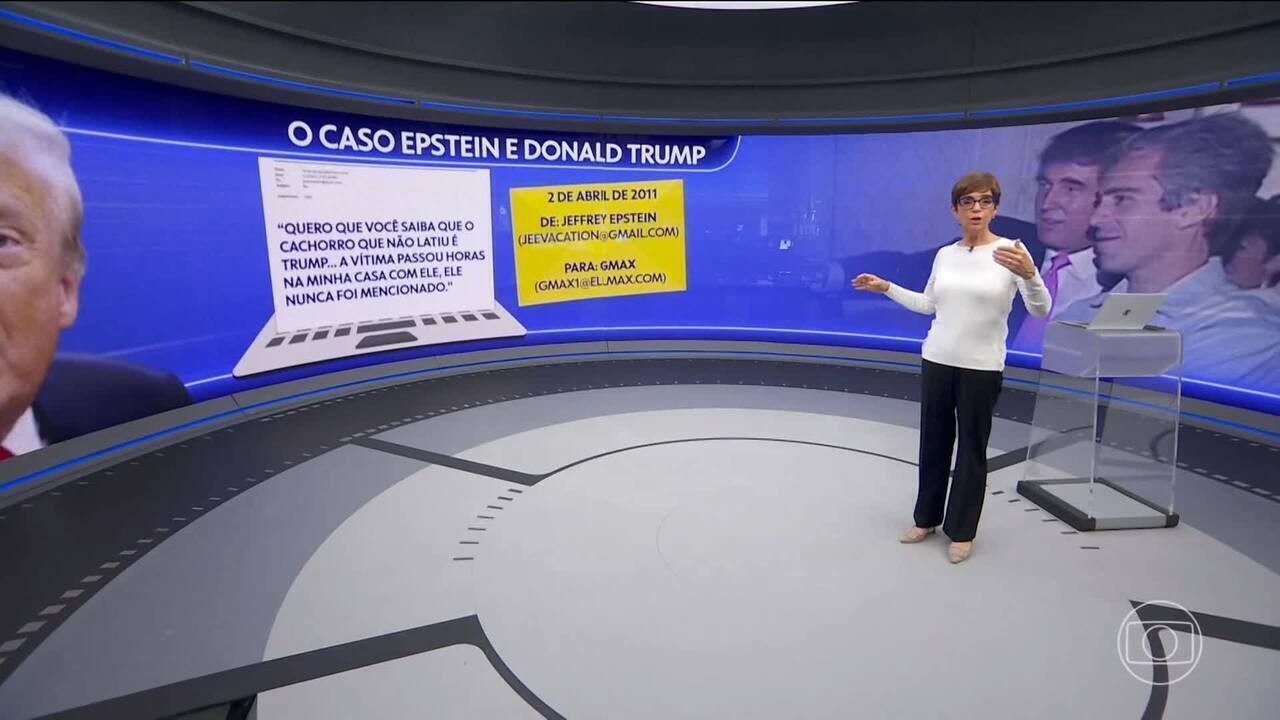 O que se sabe sobre novos e-mails de Epstein que citam Trump