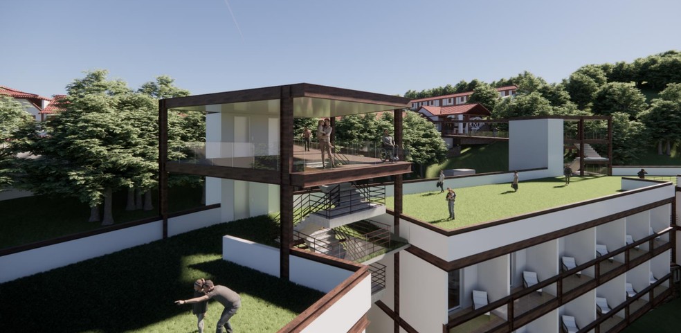 Projeto de hotel na Fazenda Pau D’Alho | Foto: Reprodução/G1