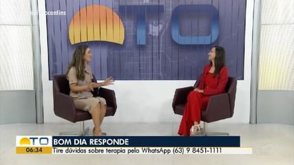 Bom dia Responde trata sobre terapia e saúde mental