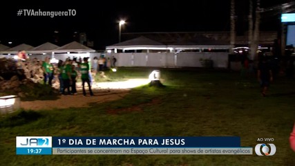 Marcha para Jesus: participantes se concentram no Espaço Cultural para shows