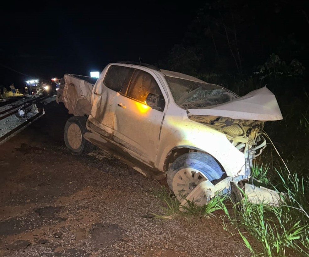 Três pessoas morreram e uma ficou ferida — Foto: Divulgação
