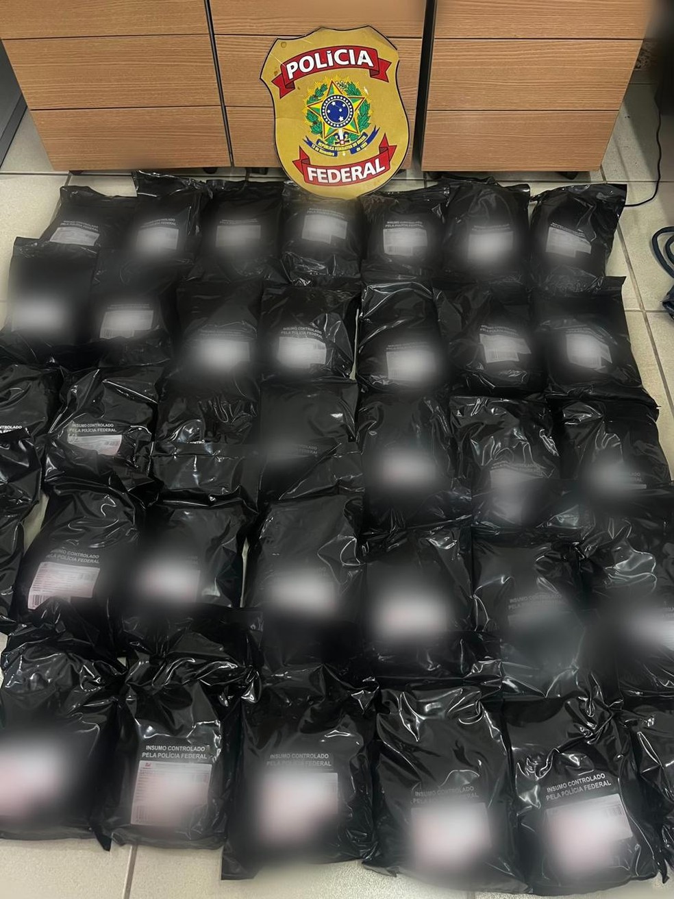 Mais de 40kg de produtos foram apreendidso pela Polícia Federal — Foto: Polícia Federal