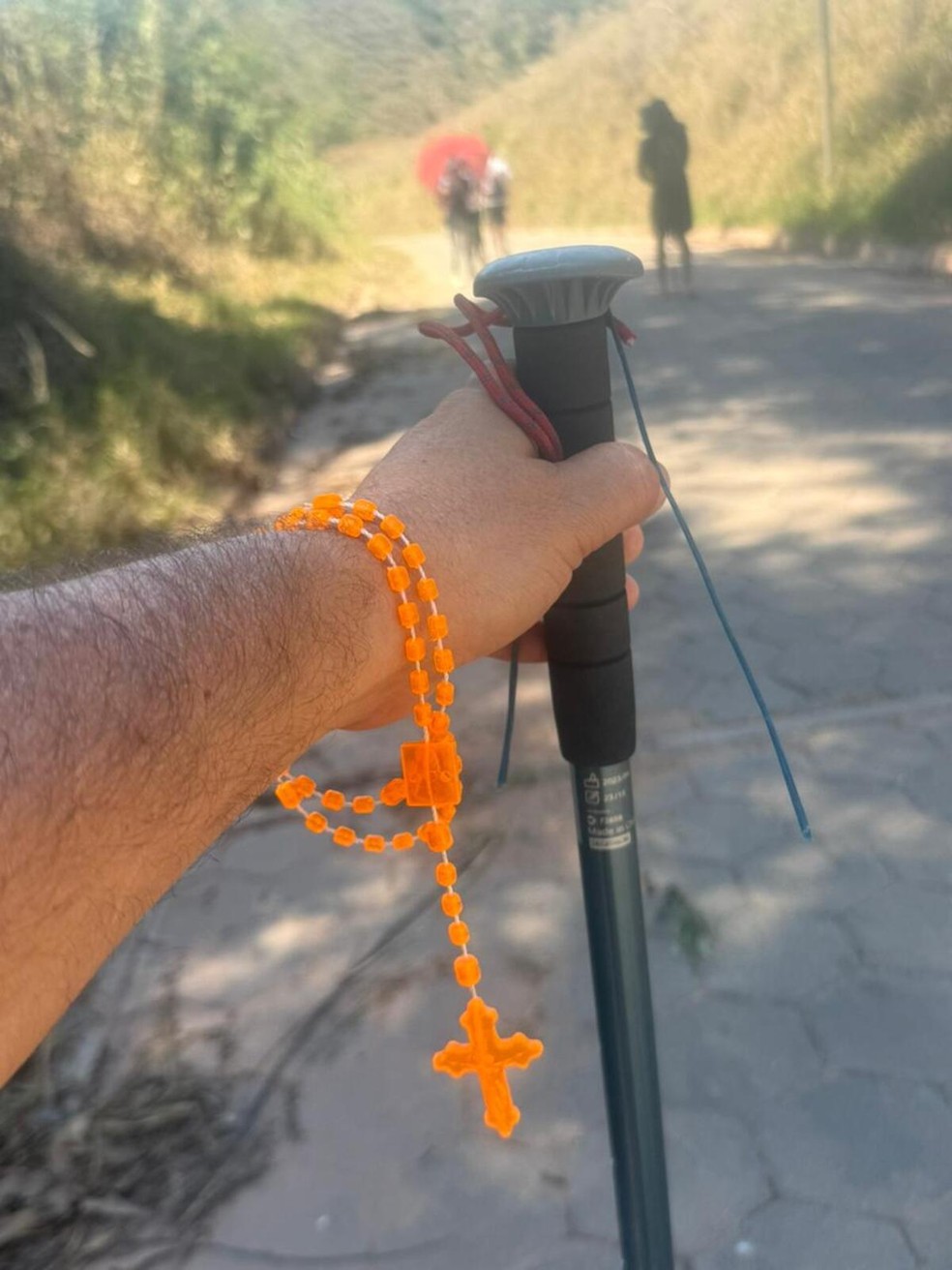 Peregrinos caminham pela Rota da Luz até Aparecida