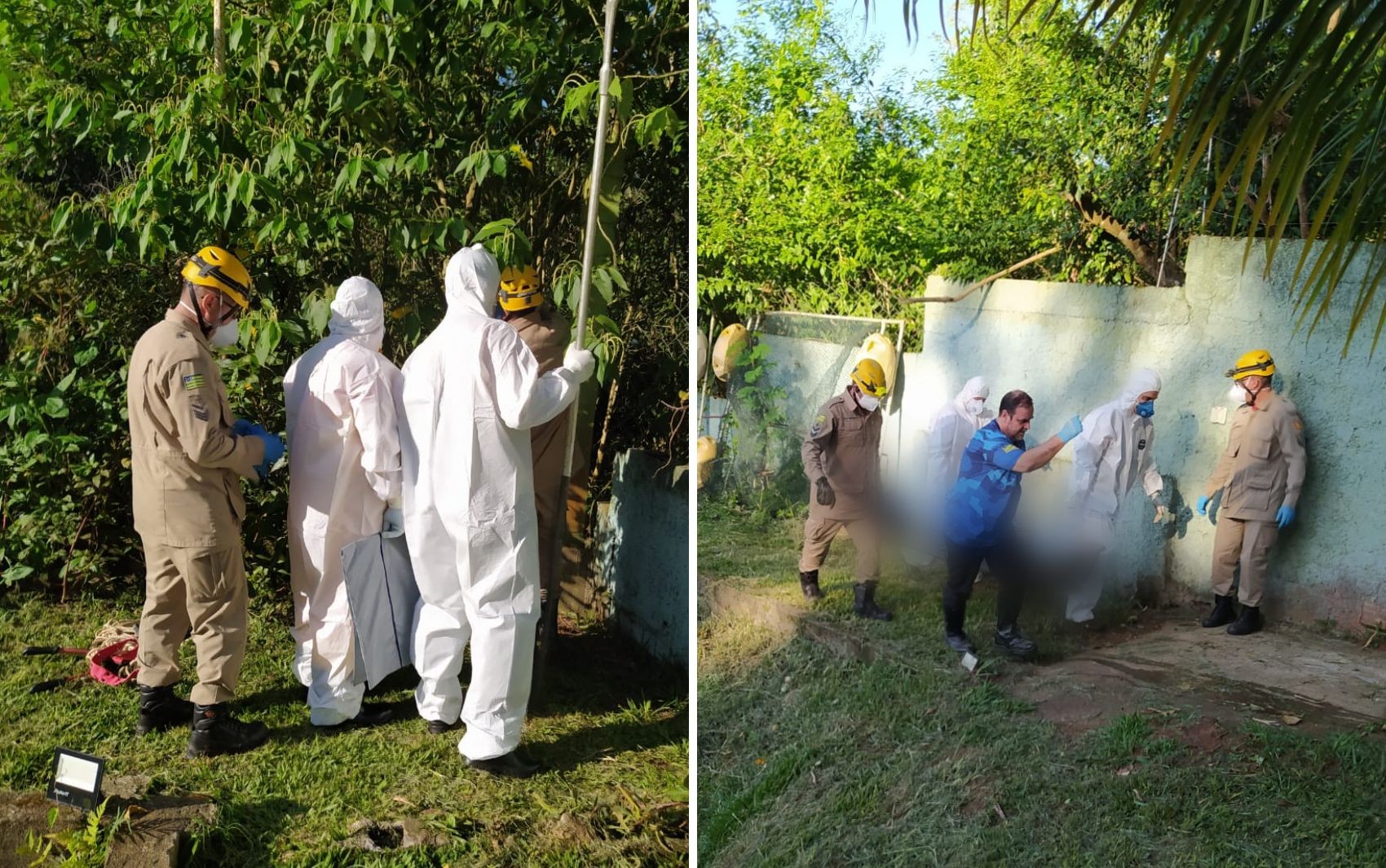 Jardineiro encontra cadáver enquanto fazia manutenção em quintal de casa de eventos em Anápolis 