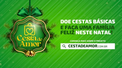 Cesta de Amor está no ar para garantir um Natal mais feliz às famílias de MS