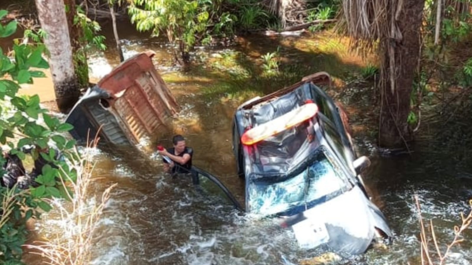 PM da reserva de Santarém morre em acidente com viatura da Força Nacional na Transamazônica