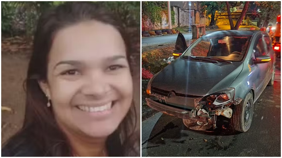 Baleada por policiais na Avenida Brasil, Elaine Esteves tinha 39 anos — Foto: Montagem/g1]