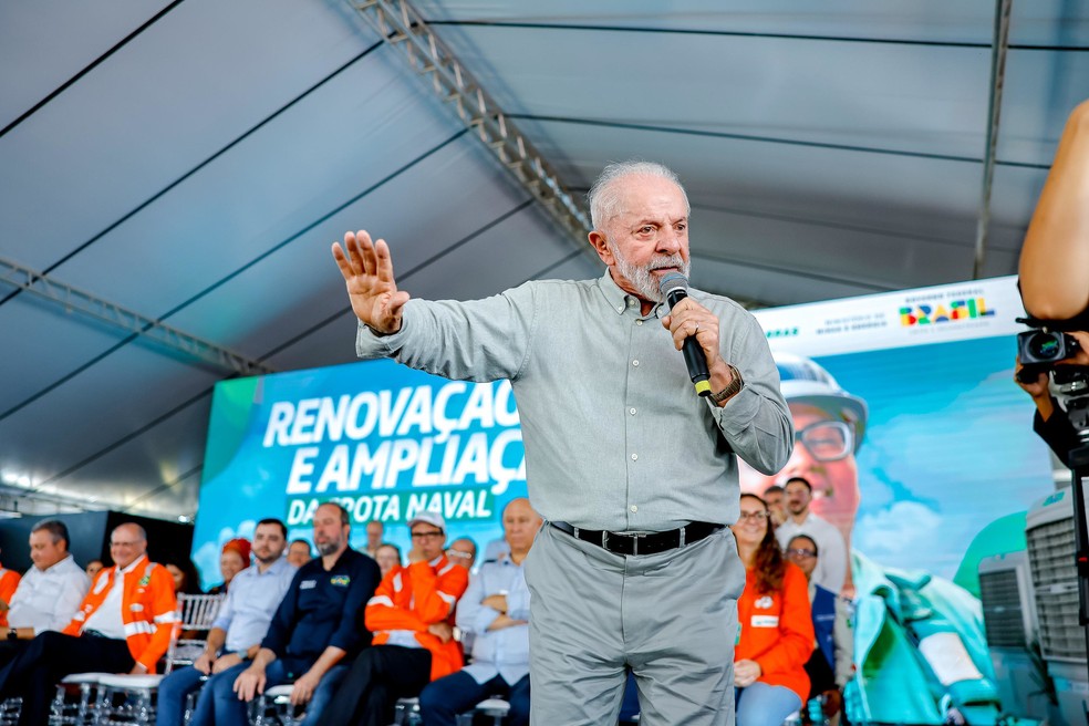 Lula cumpre agenda em Rio Grande (RS) — Foto: Ricardo Stuckert/PR