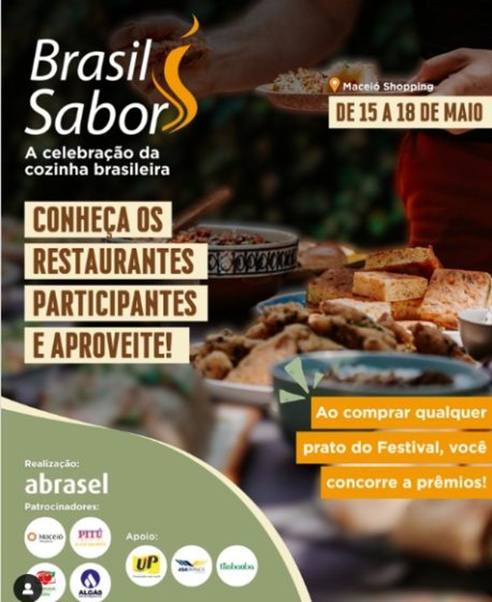 Agenda cultural, g1 Alagoas, Festival Gastronômico — Foto: Reprodução