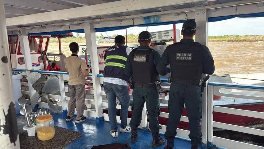 Fiscalização da Sefa apreende 3.600 litros de diesel em Santarém