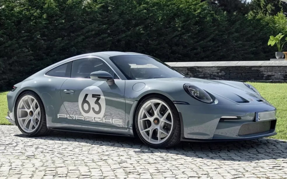 Porsche 911 S/T - Veículo pode chegar a R$ 4 milhões, de acordo com a personalização  — Foto: Divulgação / Porsche