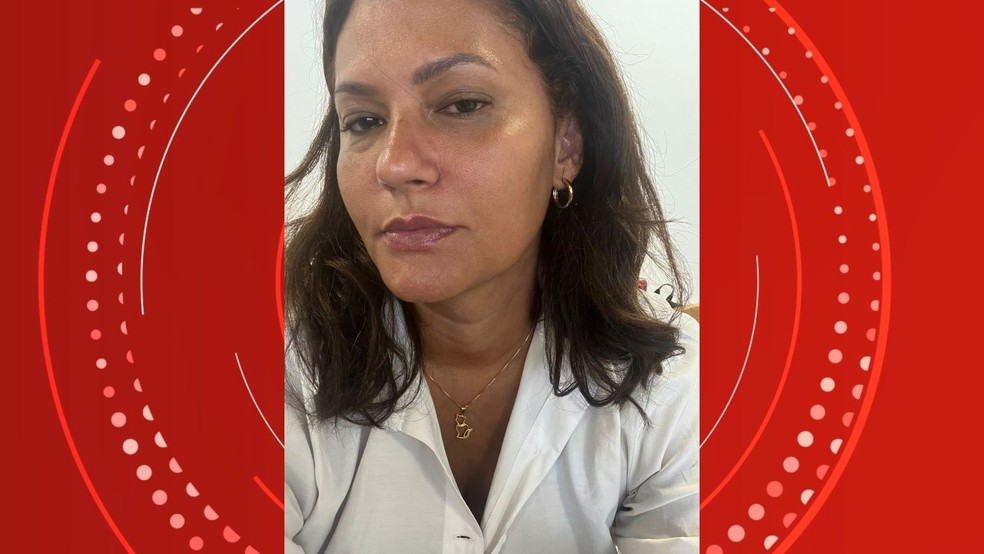 Professora dá aula de Biologia no Instituto Federal do Espírito Santo (Ifes). — Foto: Arquivo pessoal