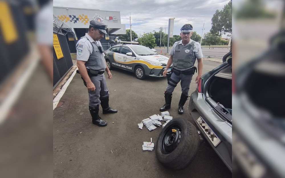  Jales - SP: Polícia apreende mais de 100 canetas emagrecedoras e ampolas de tirzepatida proibida no Brasil escondidas em estepe de carro