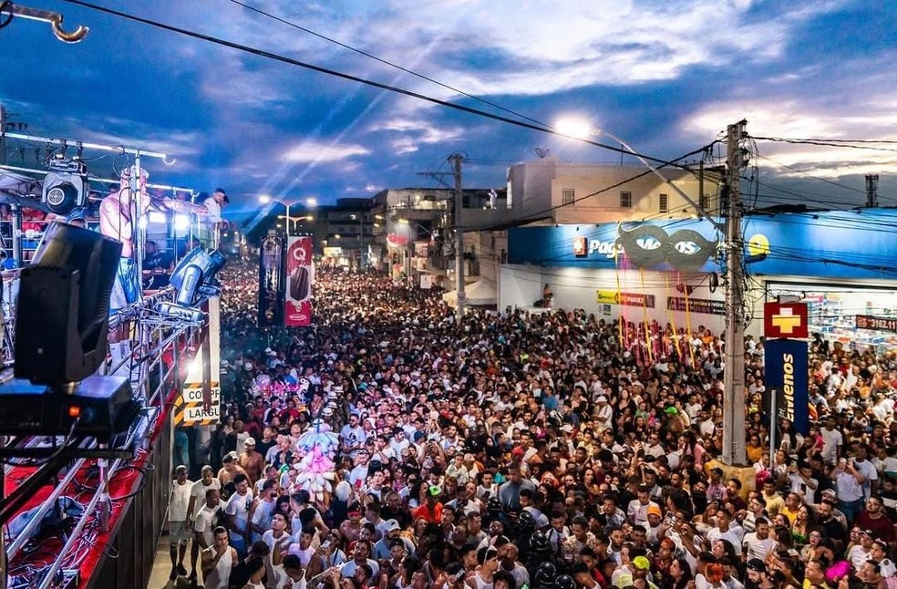 Apresentação de Igor Kannário no carnaval de Juazeiro em 2024 — Foto: Prefeitura de Juazeiro