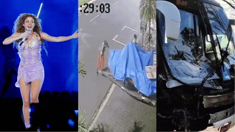 Você viu? Fã de Shakira que pagou R$ 5 em ingresso não irá à show no RJ, ladrões furtam lancha e fogem a pé e carro bate com ônibus