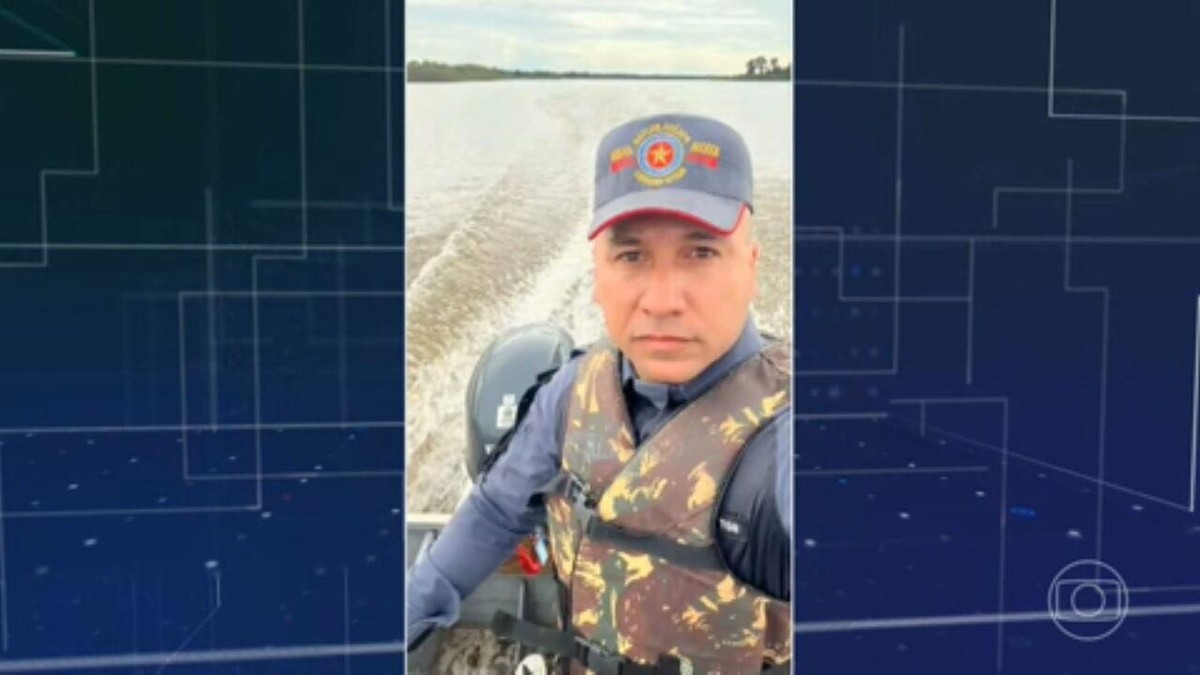 Bombeiros encontram corpo de um dos policiais militares desaparecidos em naufrágio em rio