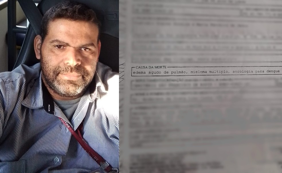 Morte de Silvio Soares, um motorista de ônibus de 44 anos, com dengue enquanto estava internado em processo de remissão do câncer é um dos três casos investigados — Foto: Arquivo