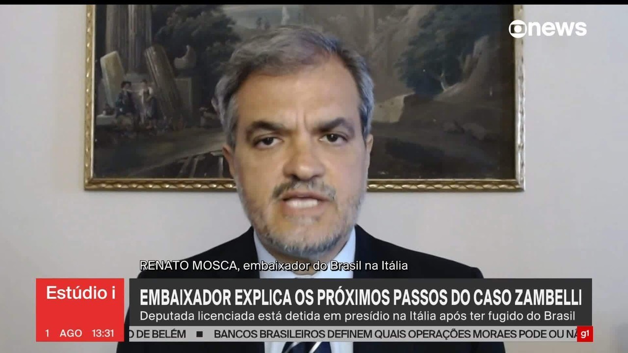Caso Zambelli deve ser concluído ainda no 2º semestre, diz embaixador
