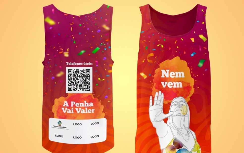 Abadás do Bloco Nem Vem — Foto: Divulgação/Tribunal de Justiça