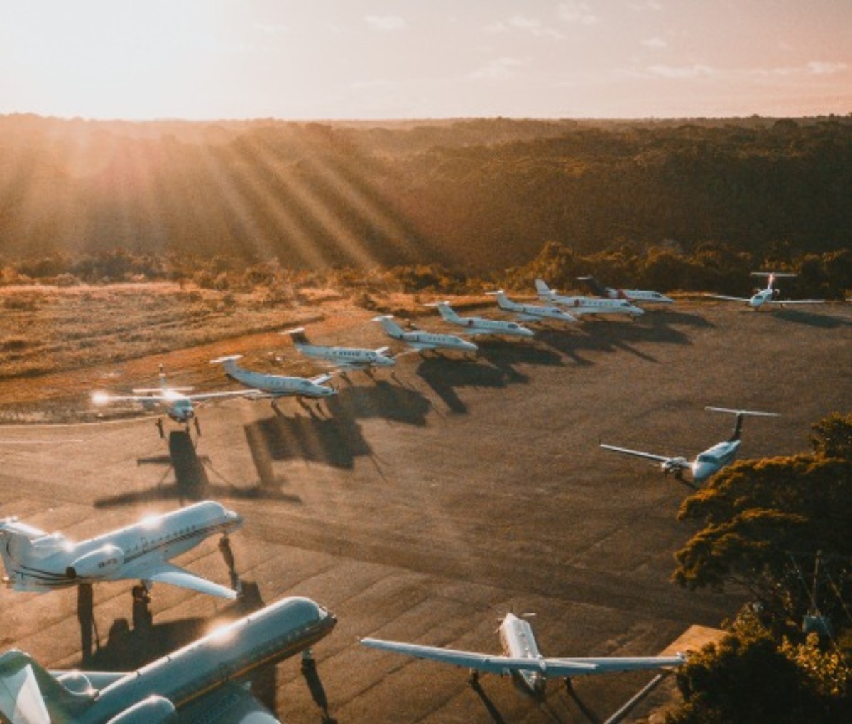 Réveillon em Trancoso: Aeroporto não tem vagas para pernoites e pousos de aeronaves na Bahia